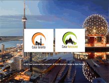 Tablet Screenshot of casa-toronto.com
